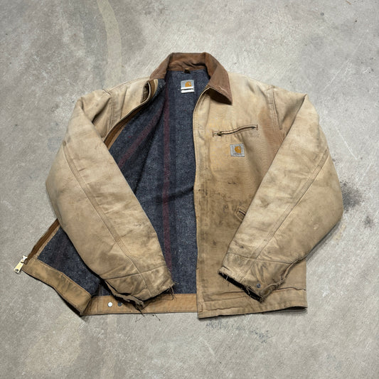 Mens Vintage Made In USA Carhartt Jacket (L)